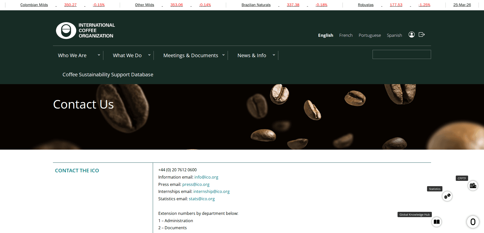 Website screenshot for https://ico.org/ - 3