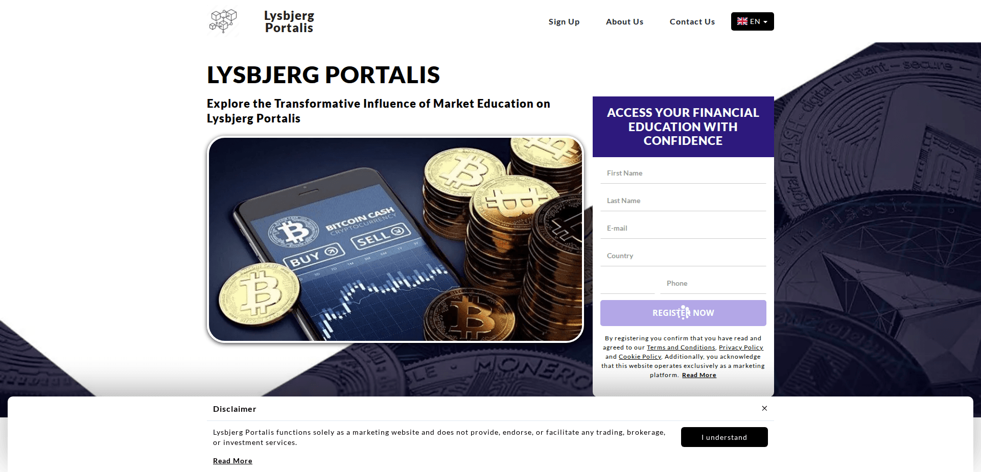Website screenshot for https://lysbjergportalis-soft.com/ - 1