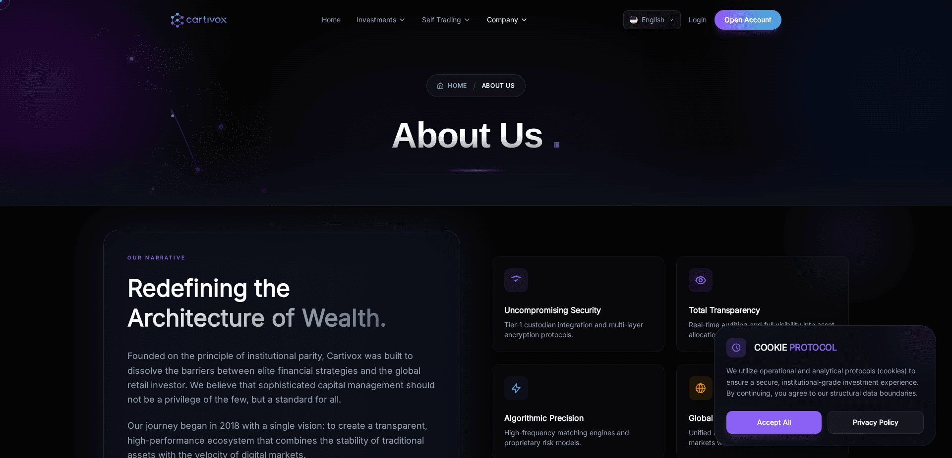 Website screenshot for https://cartivox.com/ - 2