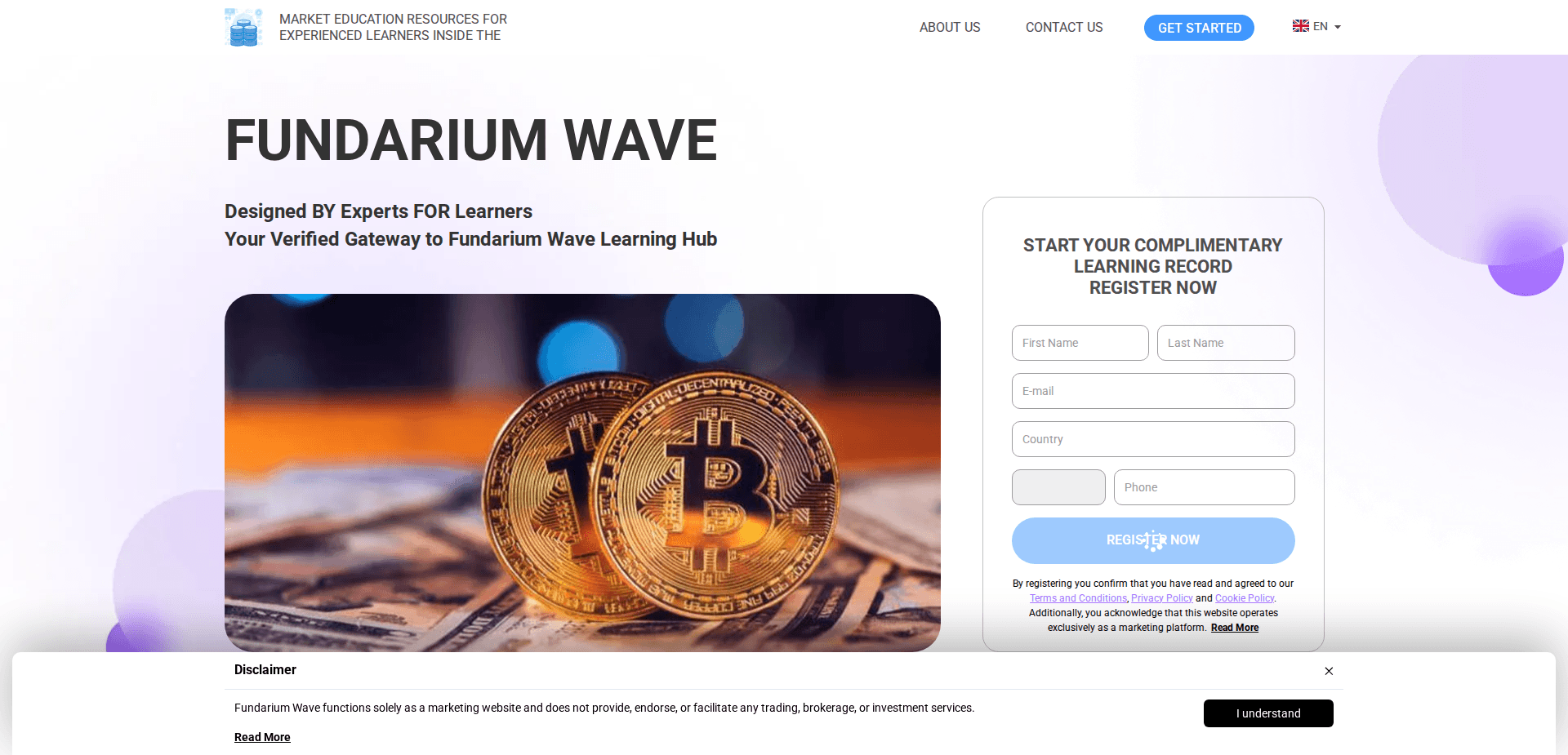 Website screenshot for https://fundariumwave-software.com/ - 1