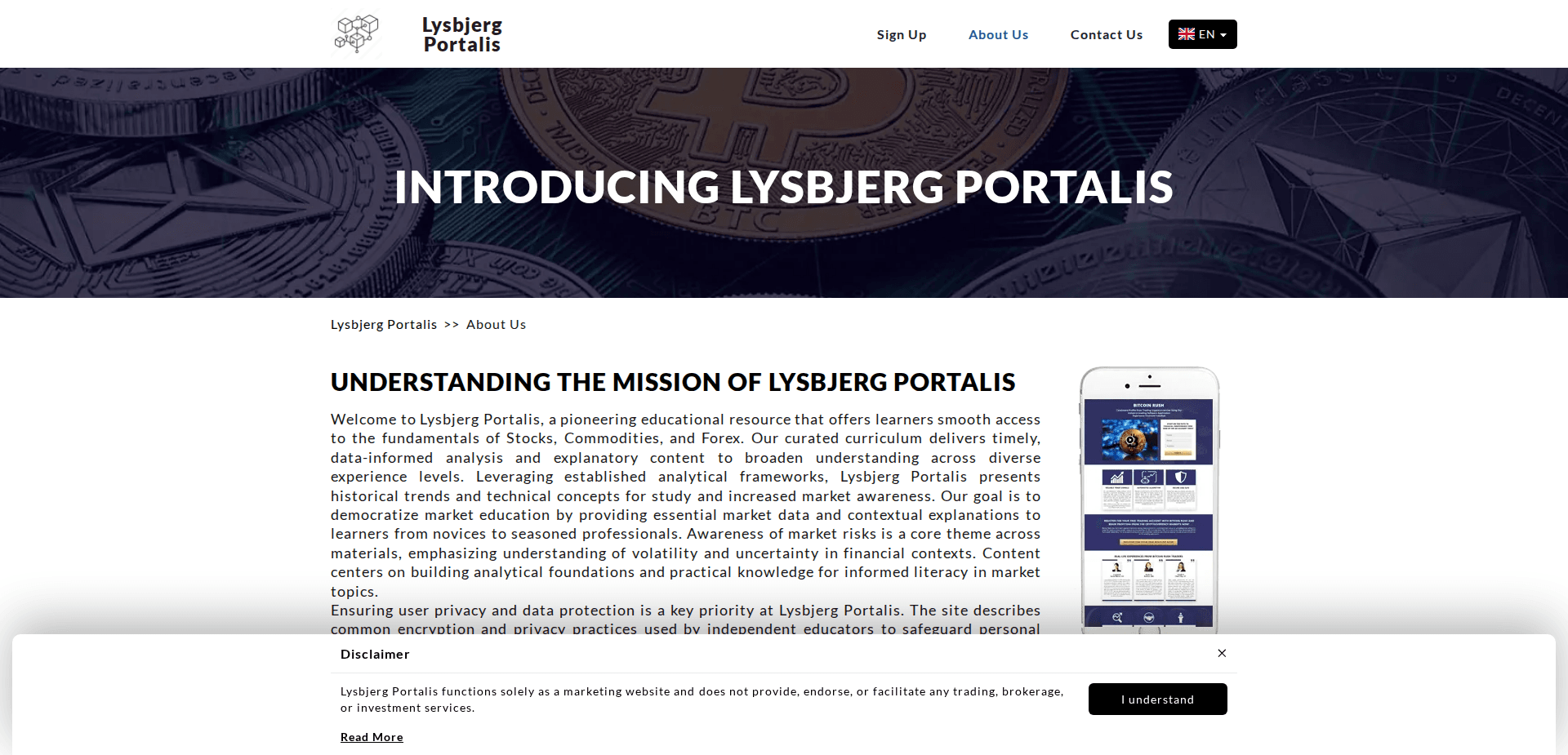 Website screenshot for https://lysbjergportalis-soft.com/ - 2