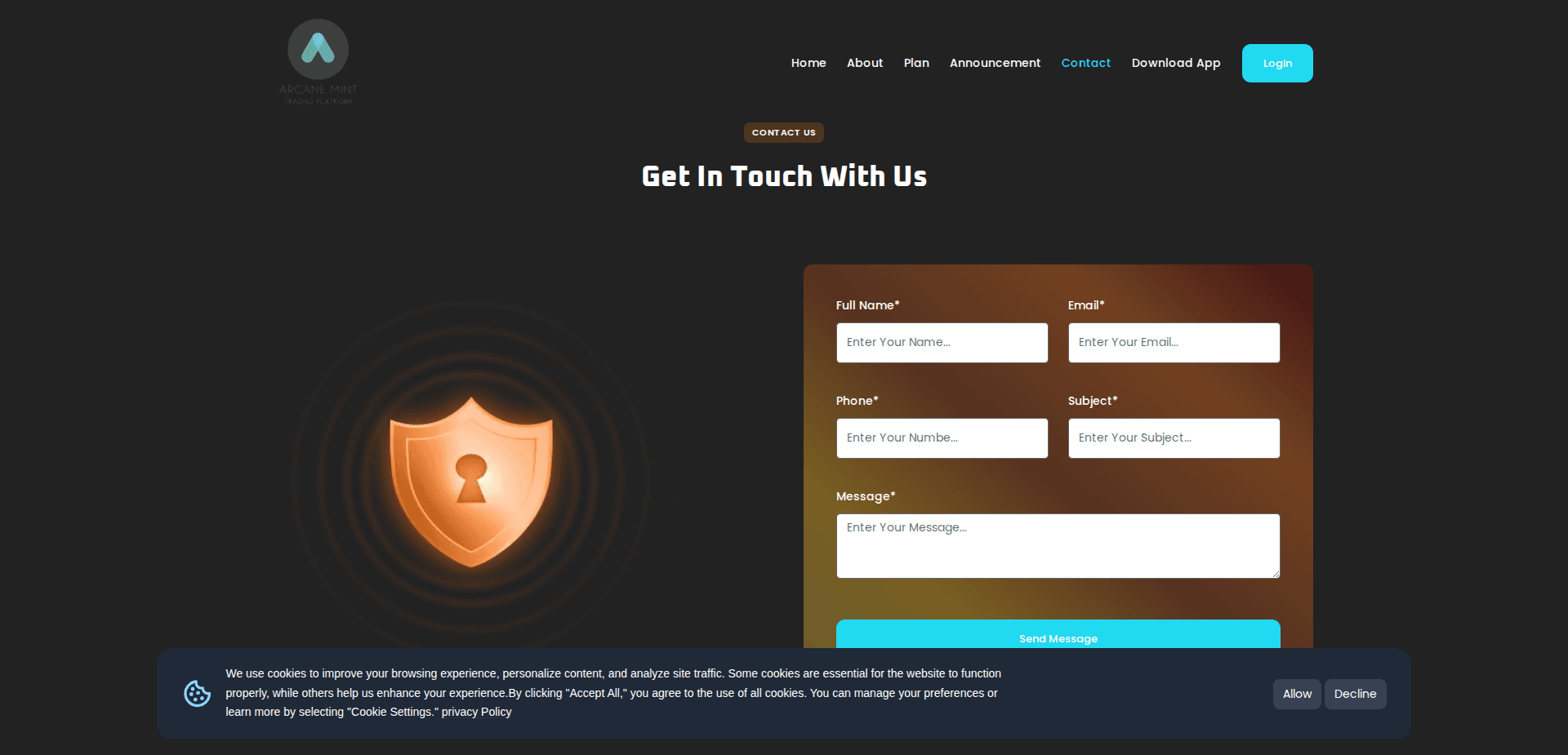 Website screenshot for https://arcanemint.com/ - 3