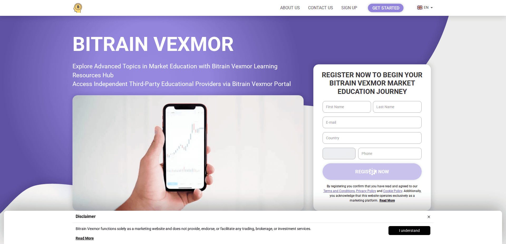 Website screenshot for https://bitrain-vexmor-app.com/ - 1