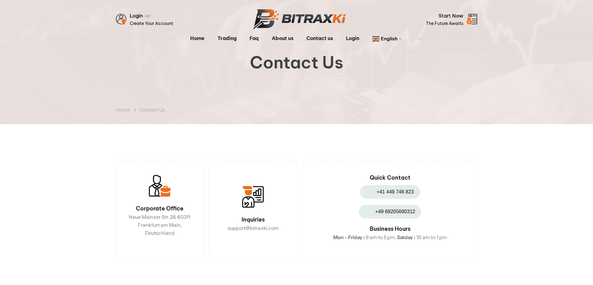 Website screenshot for https://bitraxki.com/ - 3
