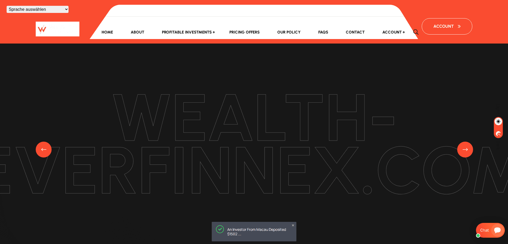 Website screenshot for https://wealth-everfinnex.com/ - 1