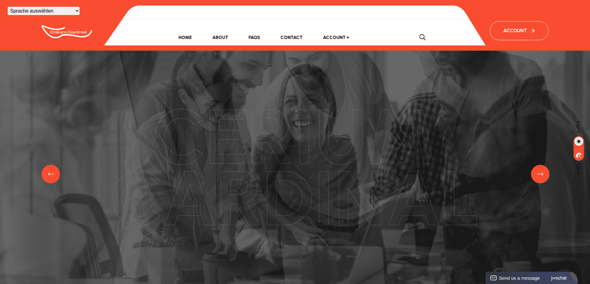 Website screenshot for https://creiumcardinal.com/ - 1