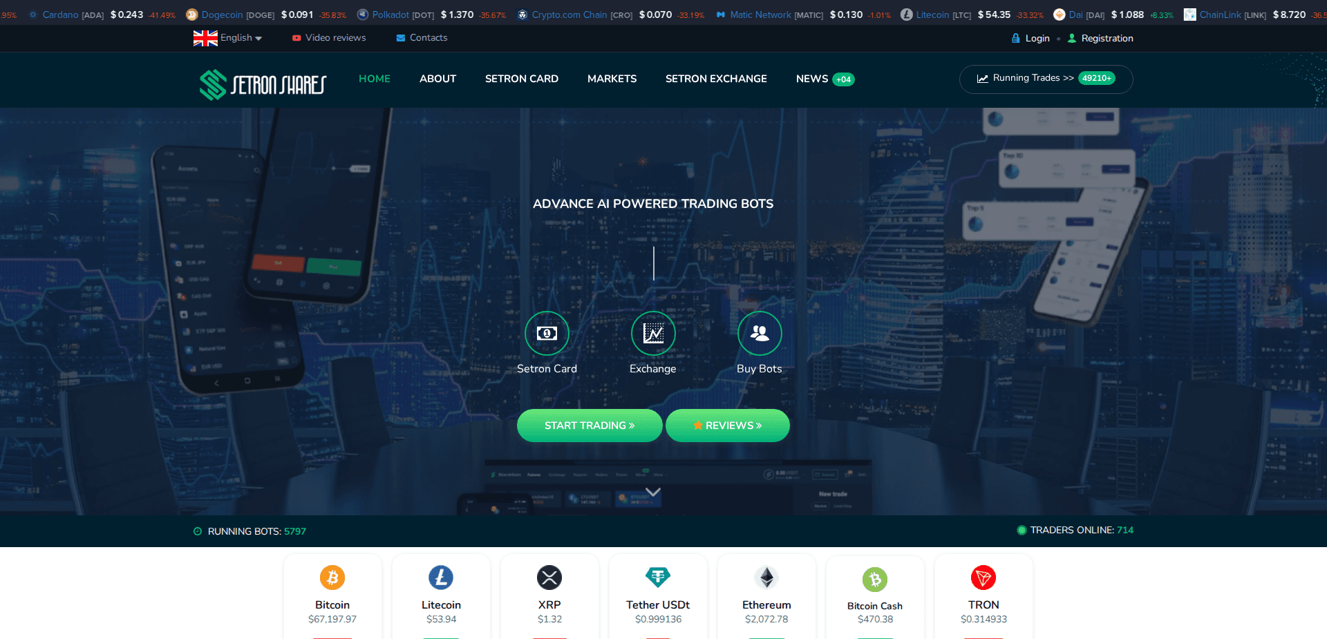 Website screenshot for https://setronshares.com/ - 1