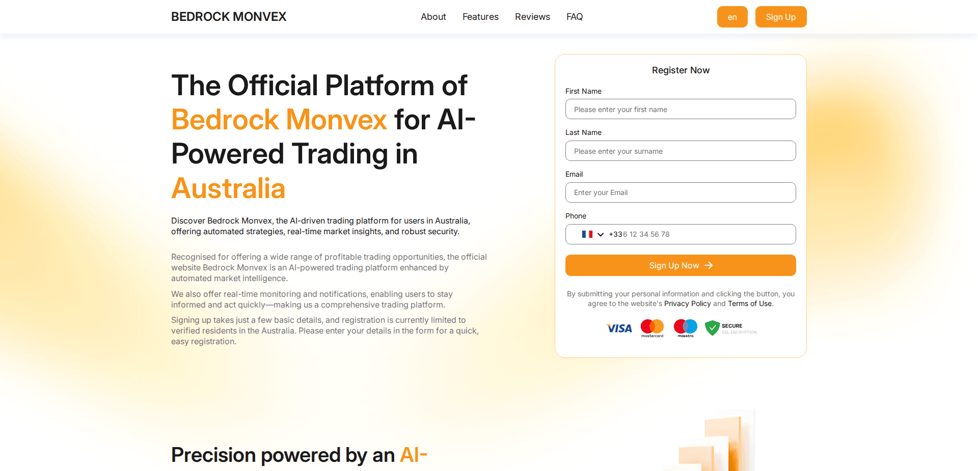Website screenshot for https://bedrock-monvex.com/ - 1