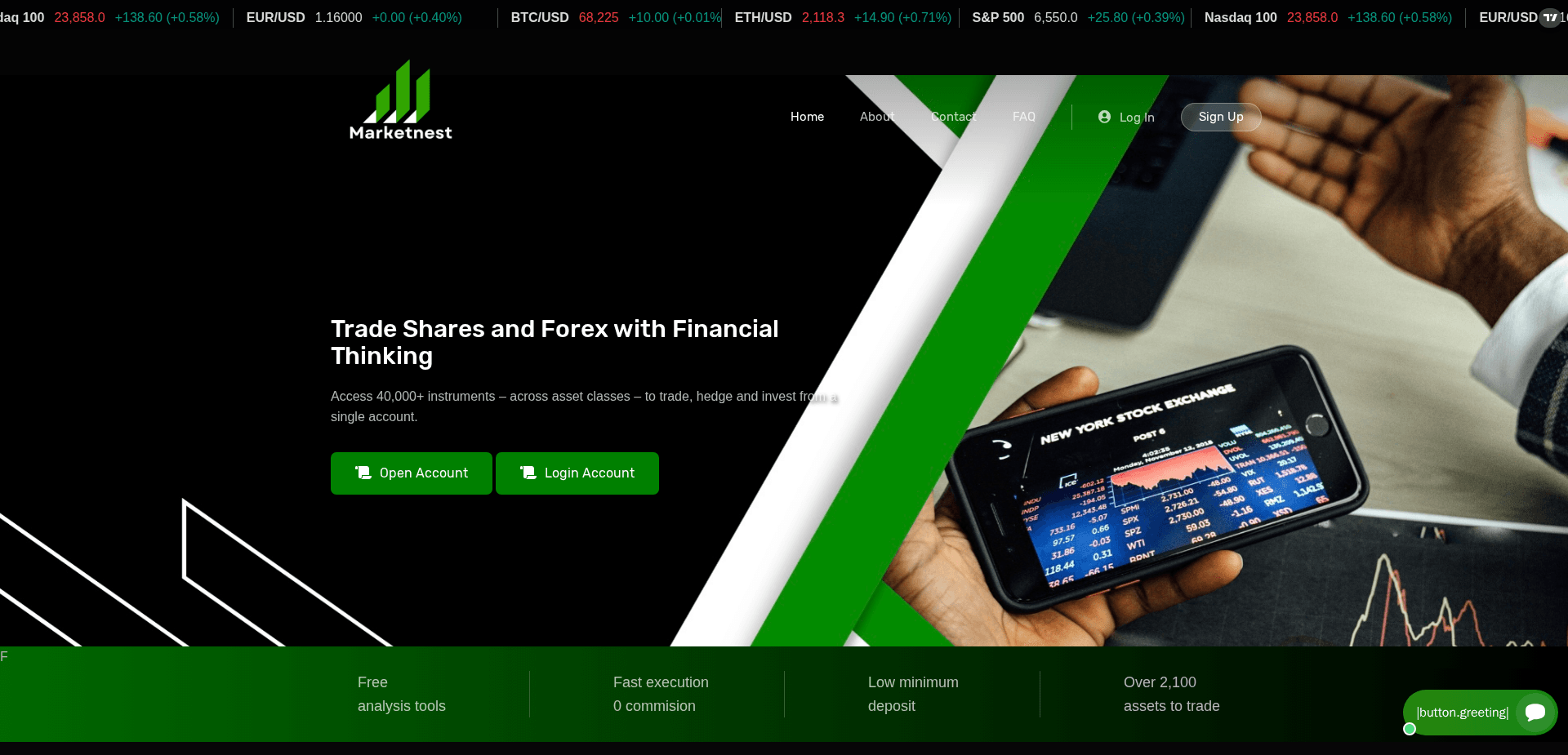 Website screenshot for https://marketnest.live/ - 1