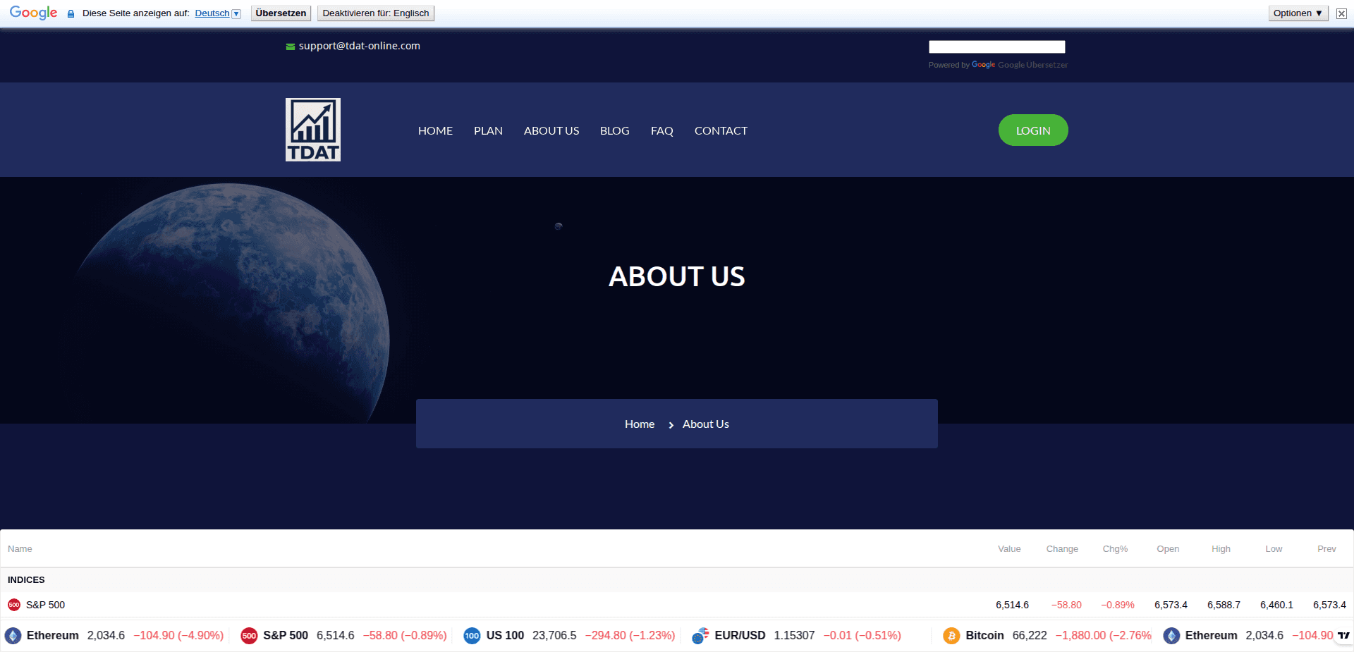 Website screenshot for https://tdat-online.com/ - 3