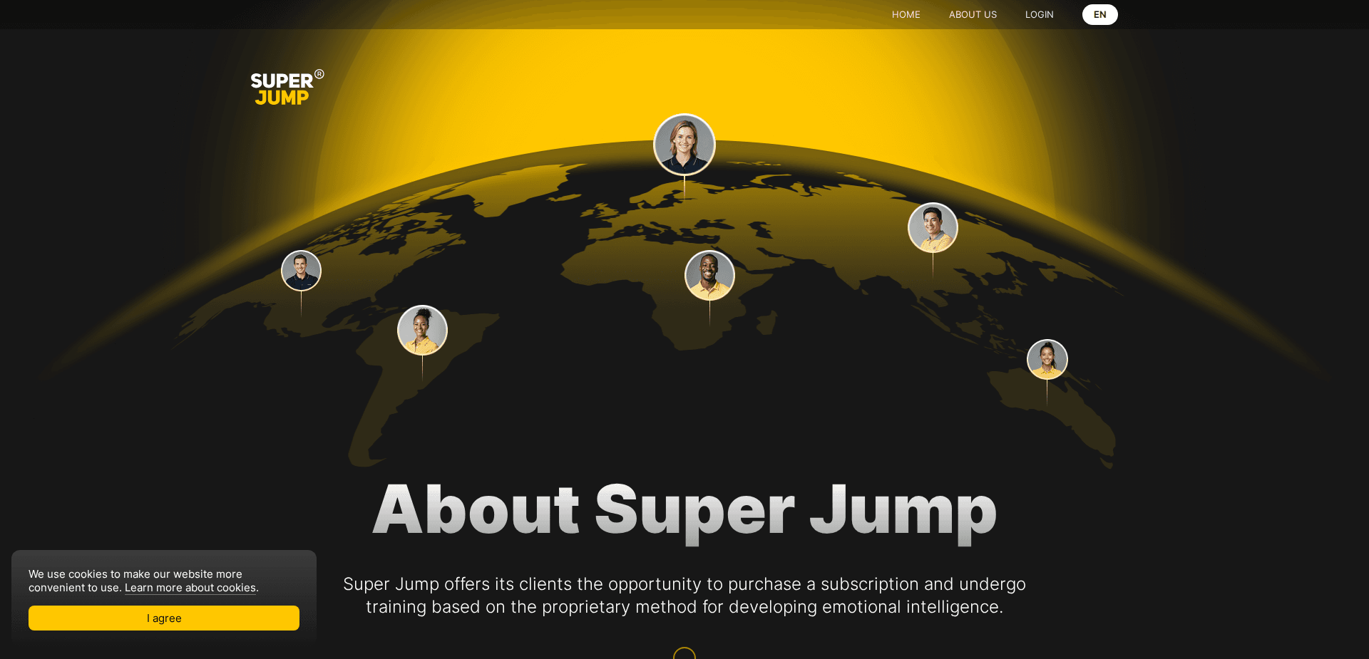 Website screenshot for https://superjump.world/ - 2