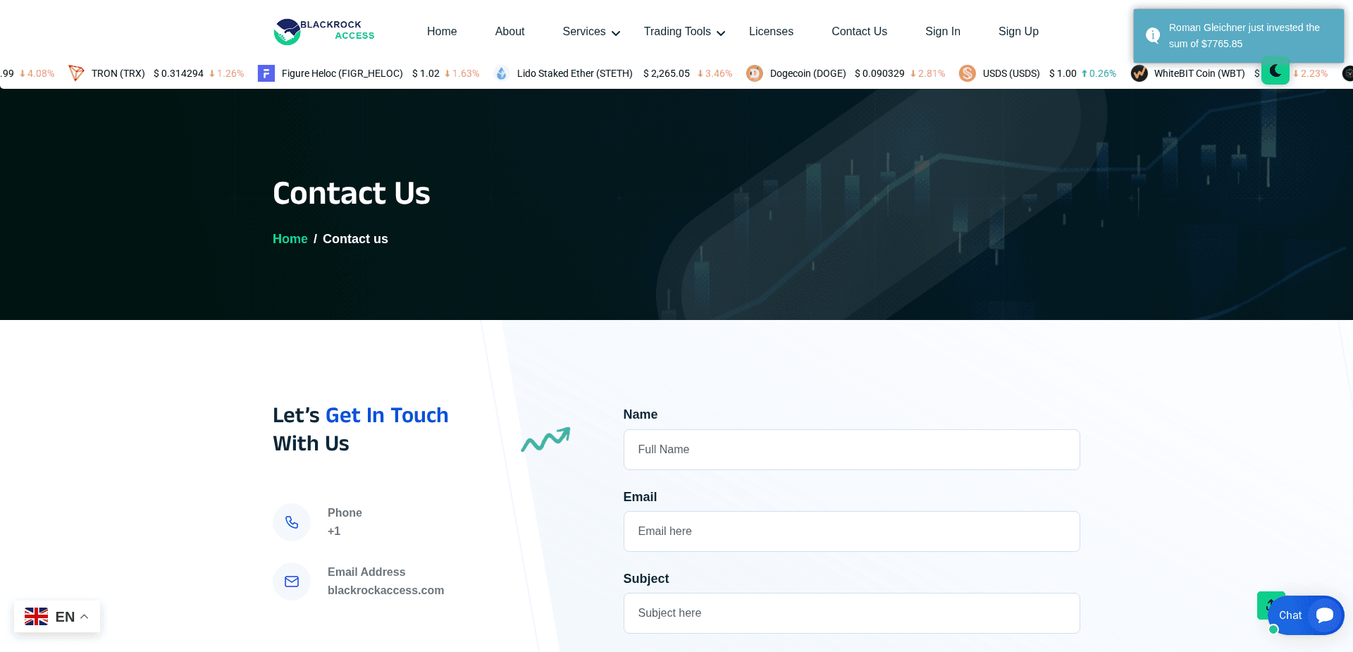 Website screenshot for https://blackrockaccess.com/ - 3