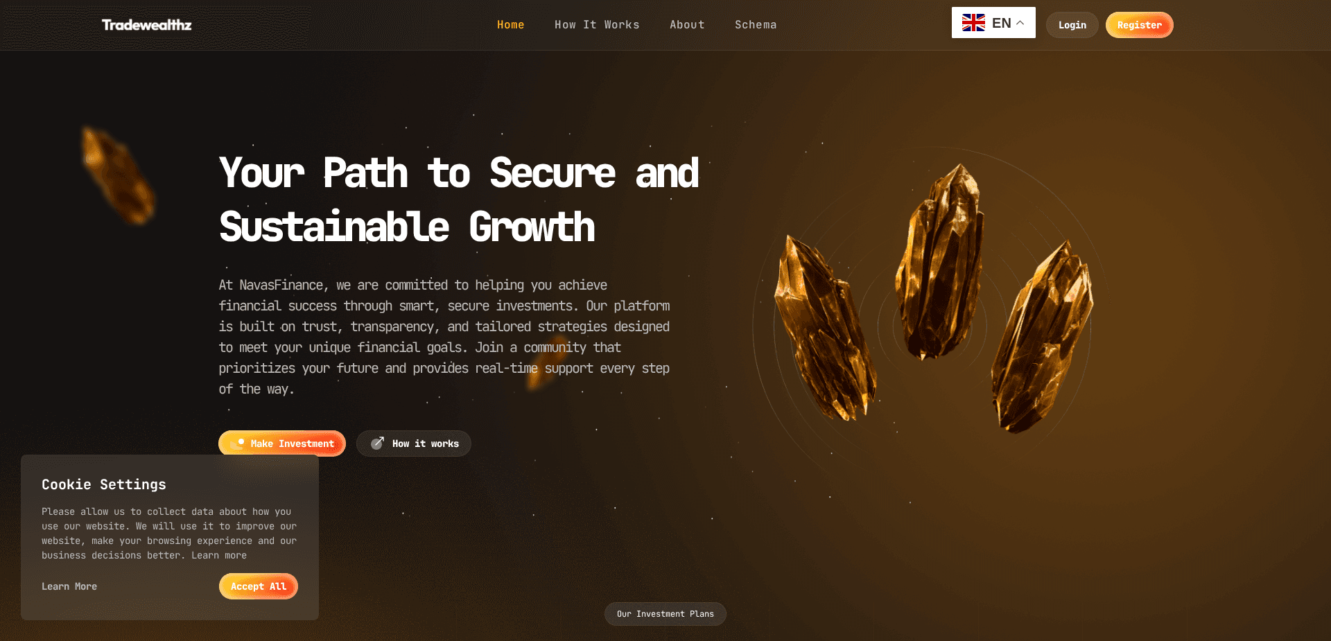 Website screenshot for https://twealthz.com/ - 1