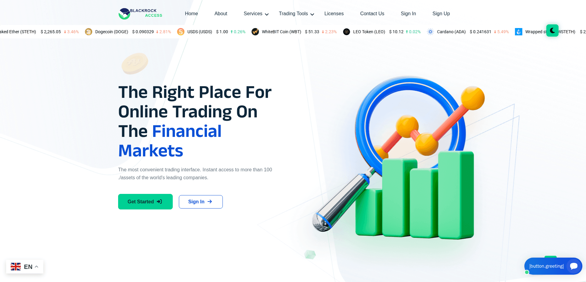 Website screenshot for https://blackrockaccess.com/ - 1