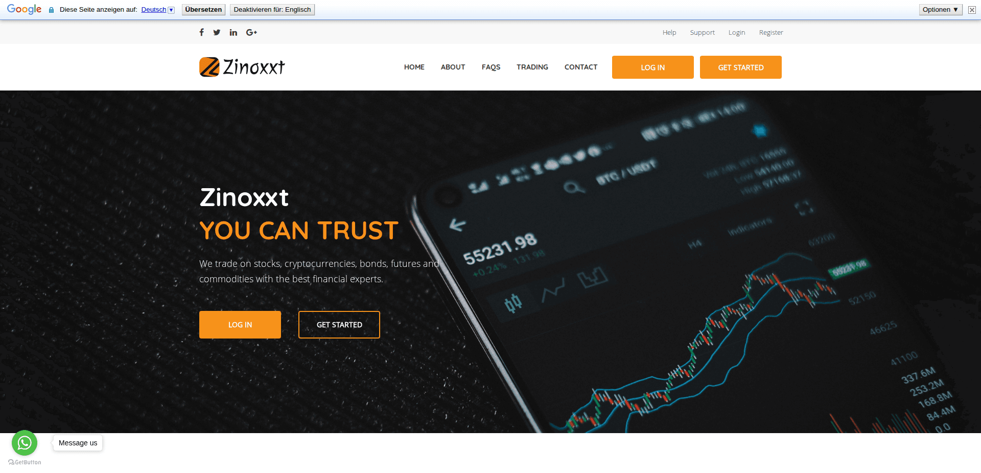Website screenshot for https://zinoxxt.com/ - 1