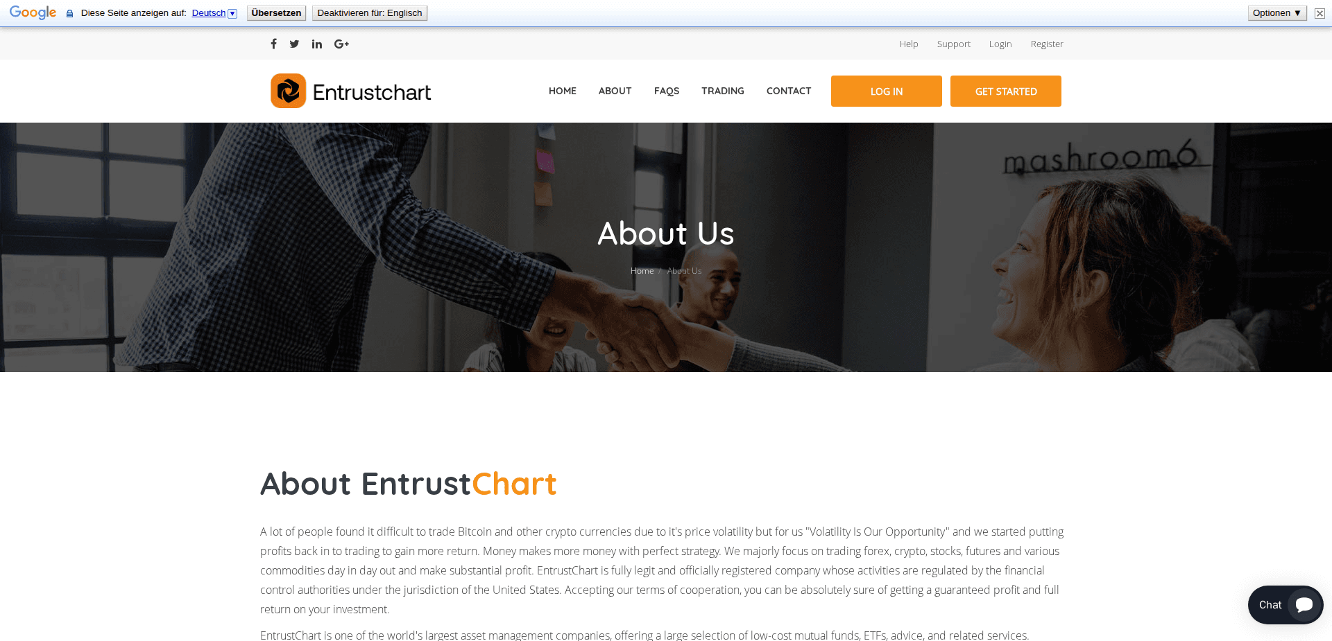 Website screenshot for https://entrustchart.com/ - 3