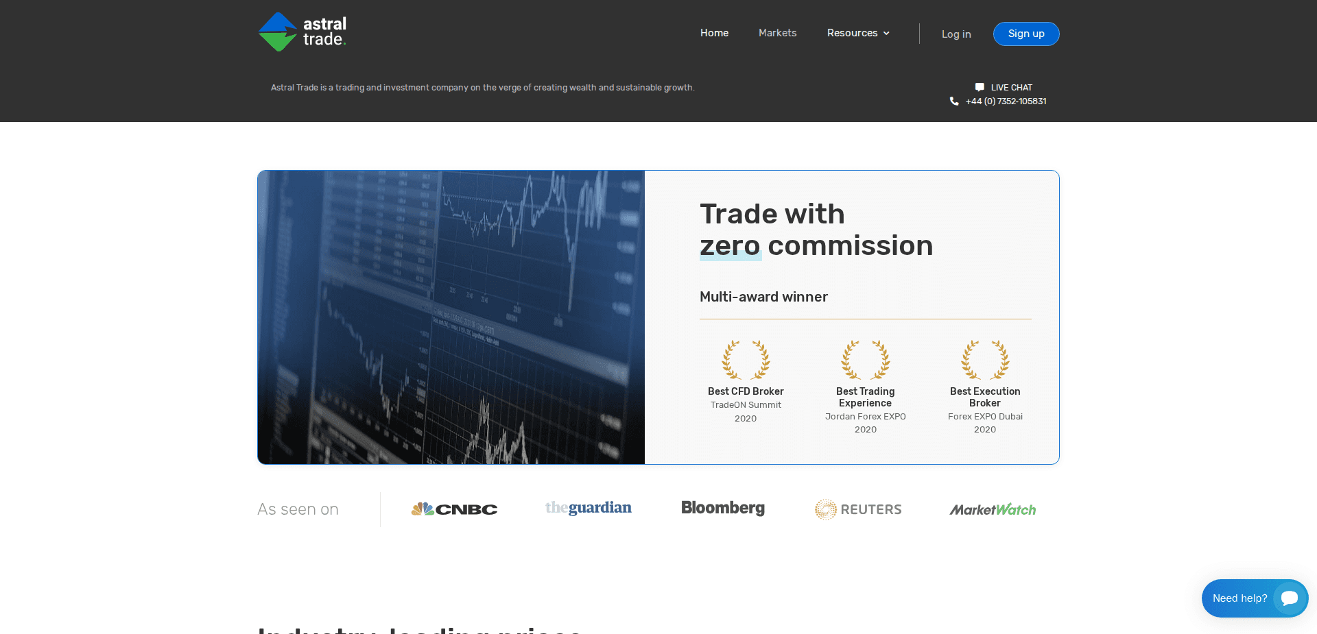 Website screenshot for https://astraltrade.pro/ - 1