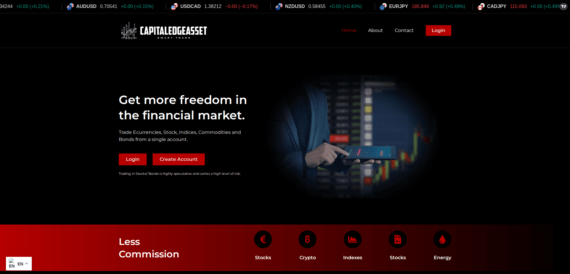 Website screenshot for https://capitaledgeasset.com/ - 1