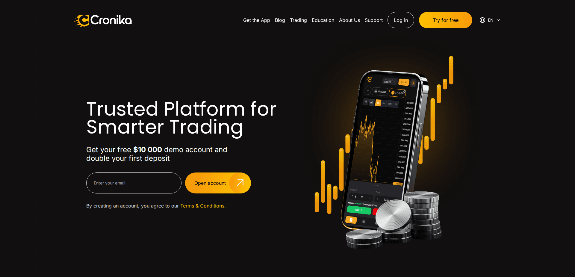 Website screenshot for https://cronika.com/ - 1