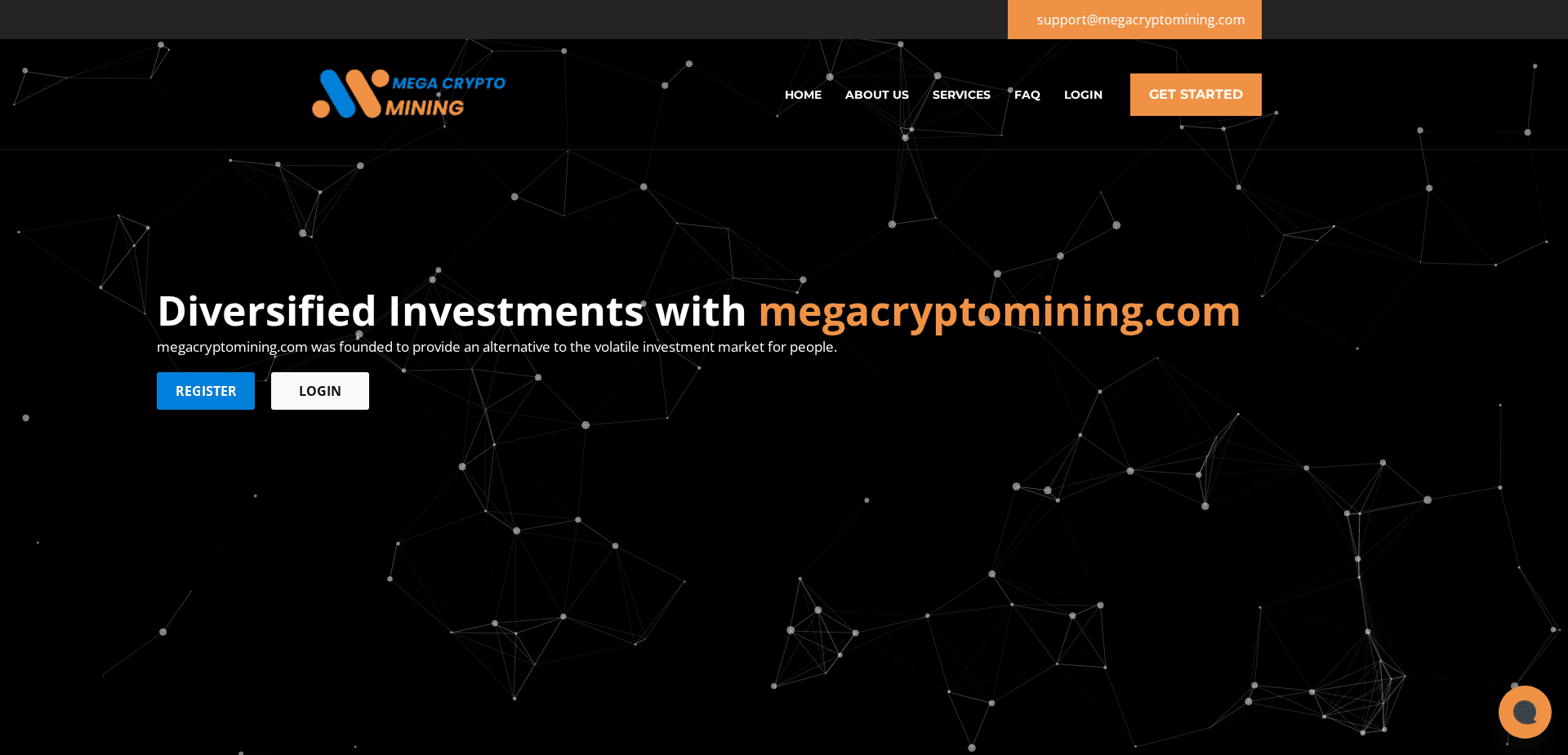 Website screenshot for https://megacryptomining.com/ - 1