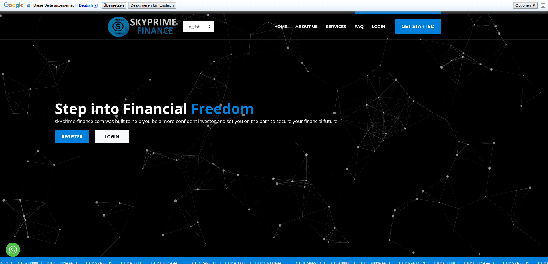 Website screenshot for https://skyprime-finance.com/ - 1