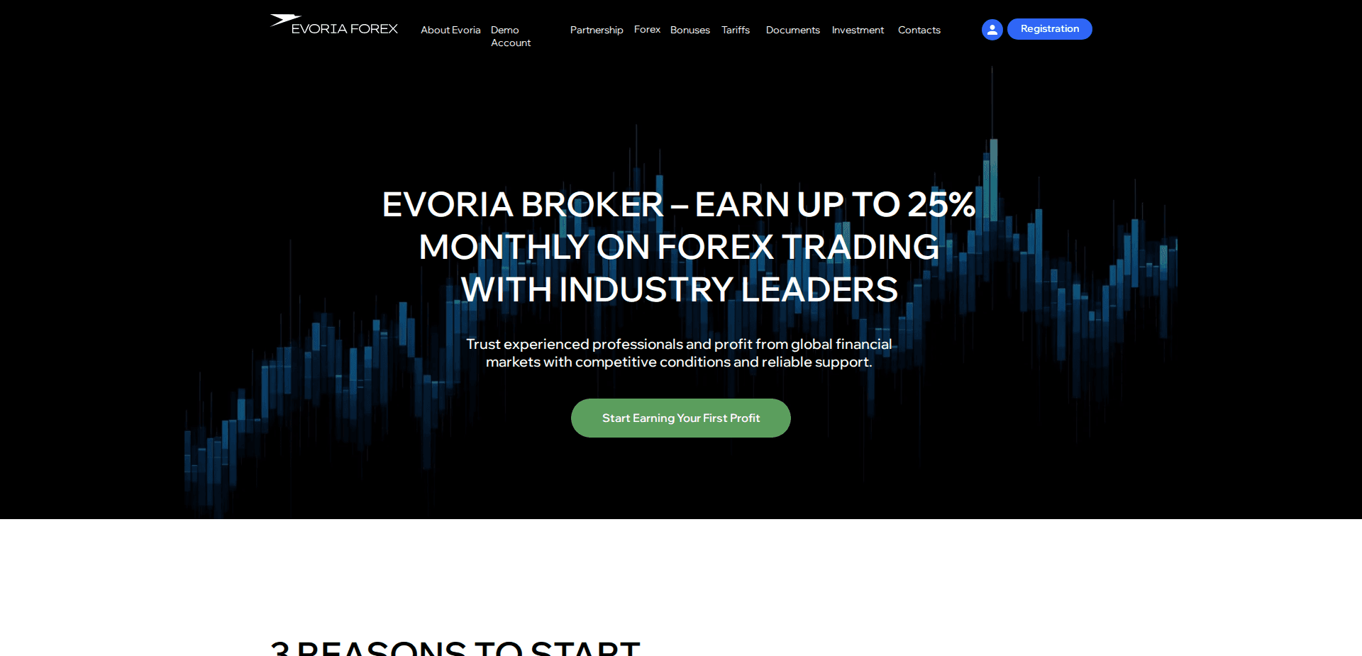 Website screenshot for https://evoriagroup.com/ - 1