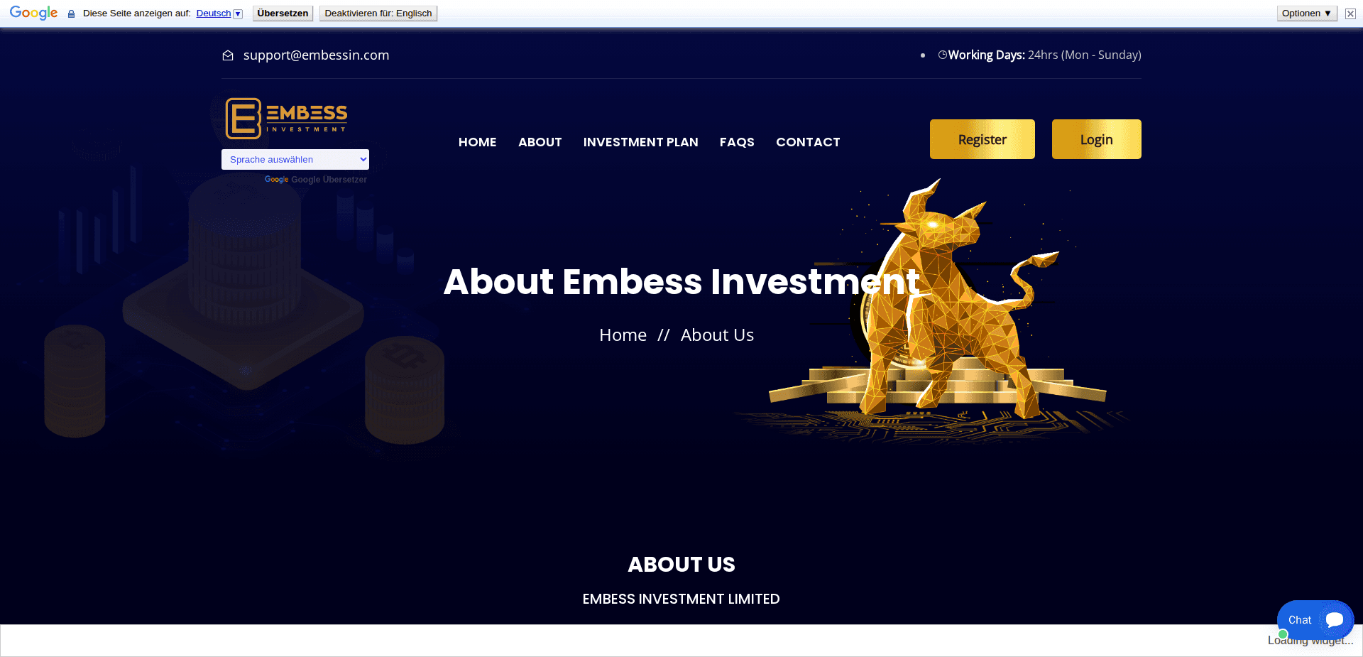 Website screenshot for https://embessin.com/ - 2