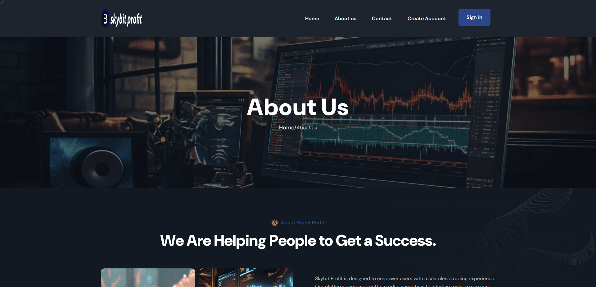 Website screenshot for https://skybitprofit.com/ - 3