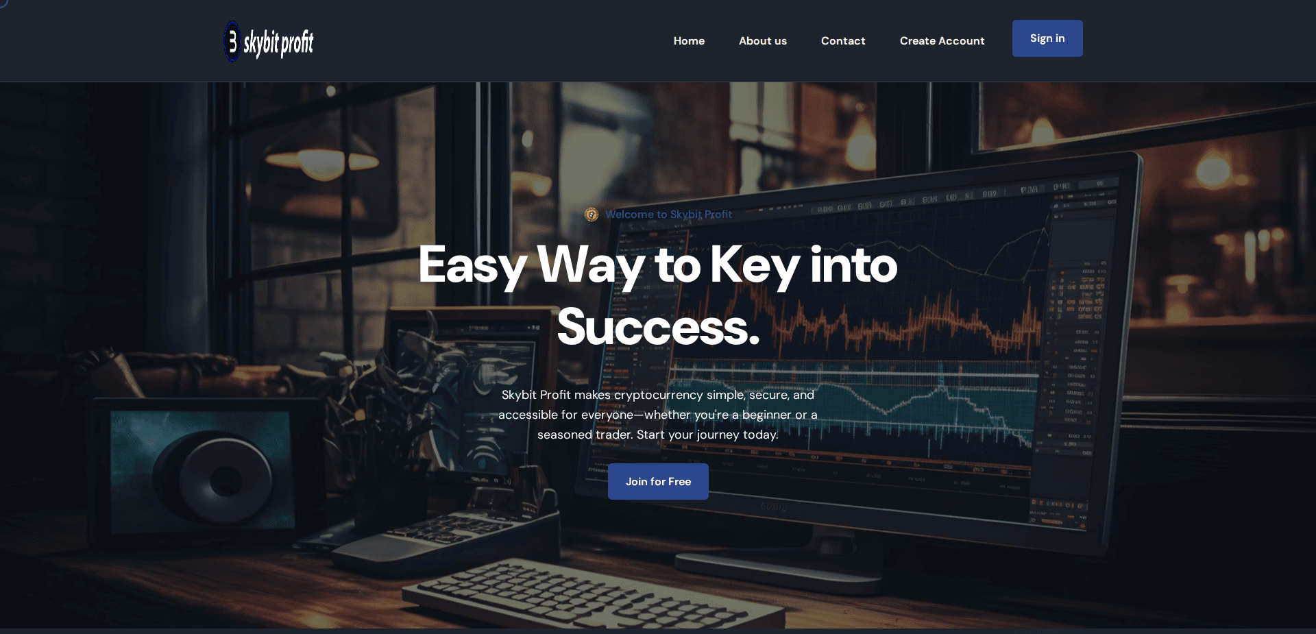 Website screenshot for https://skybitprofit.com/ - 1