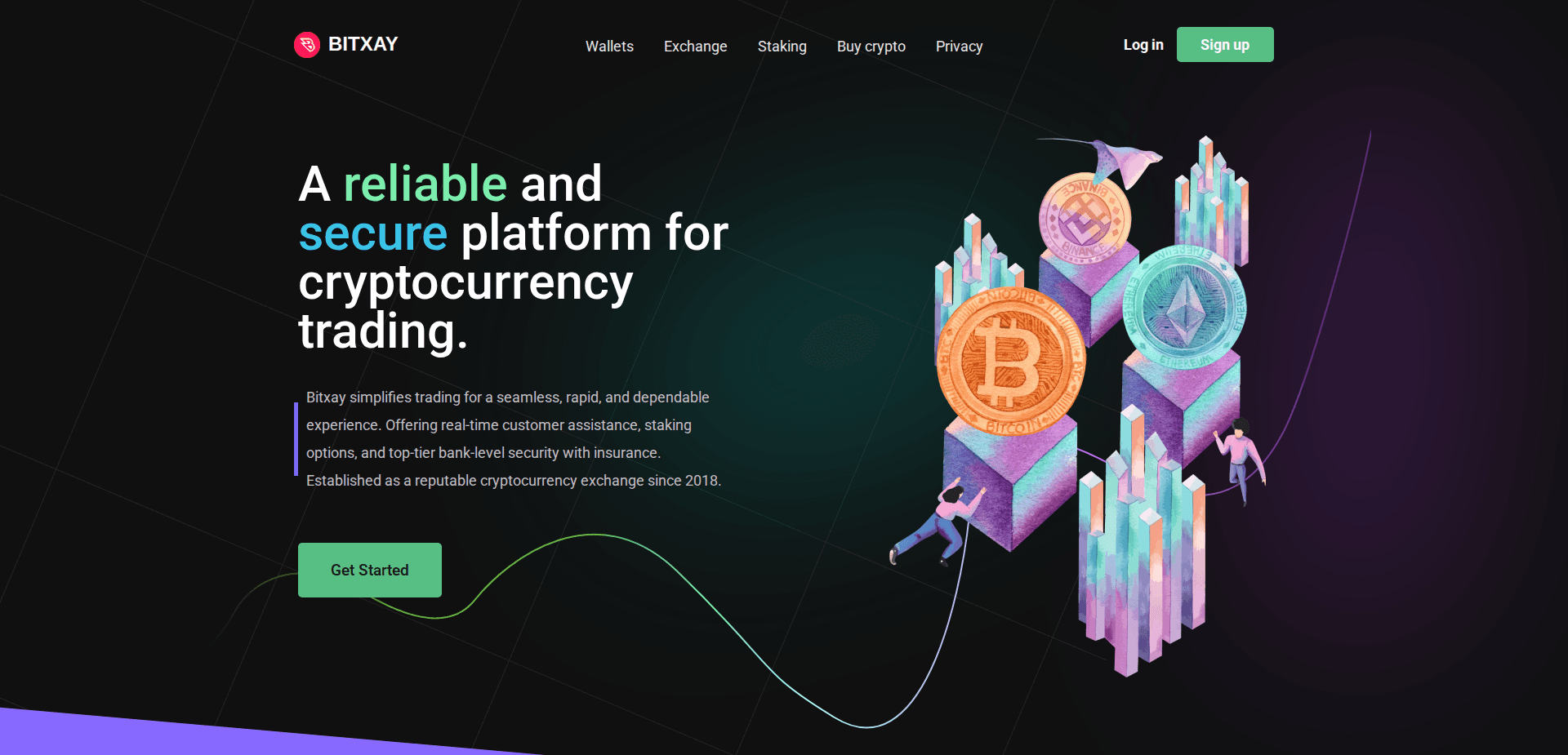 Website screenshot for https://bitxay.com/ - 1