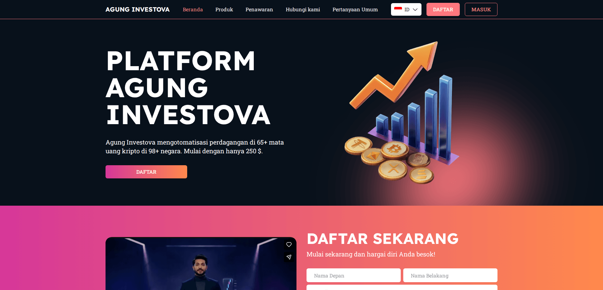 Website screenshot for https://agung-investova.com/ - 1