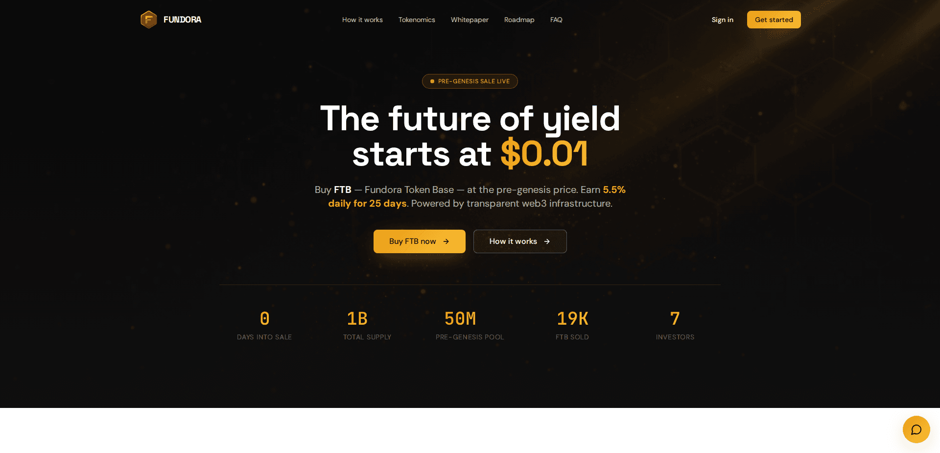 Website screenshot for https://fundora.ac/ - 1