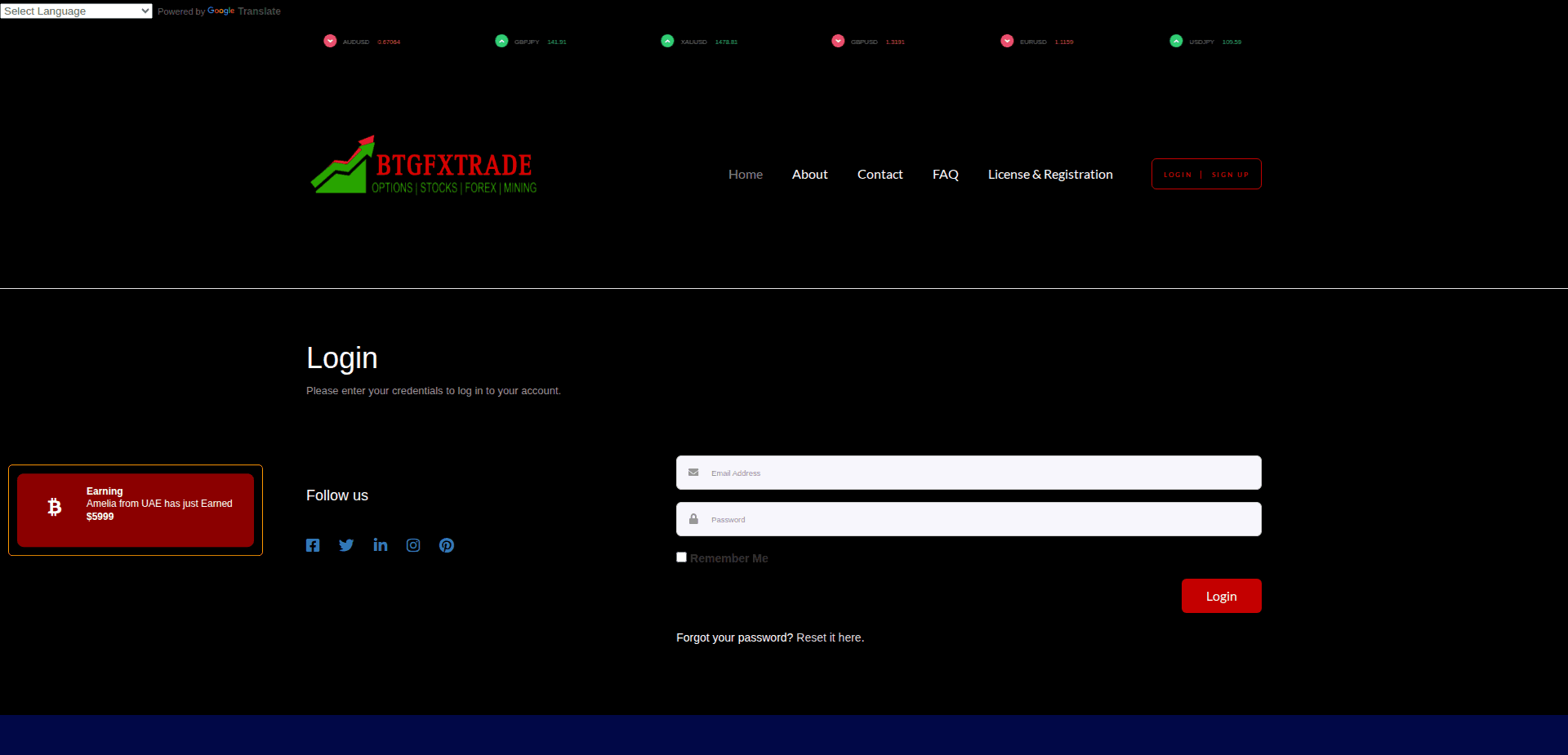 Website screenshot for https://atracapital.cc/ - 2