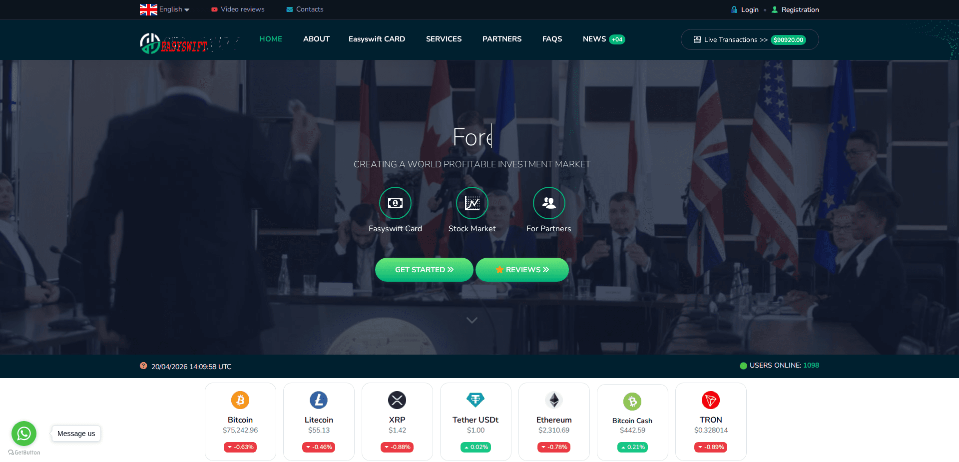 Website screenshot for https://easyswiftscured.com/ - 1