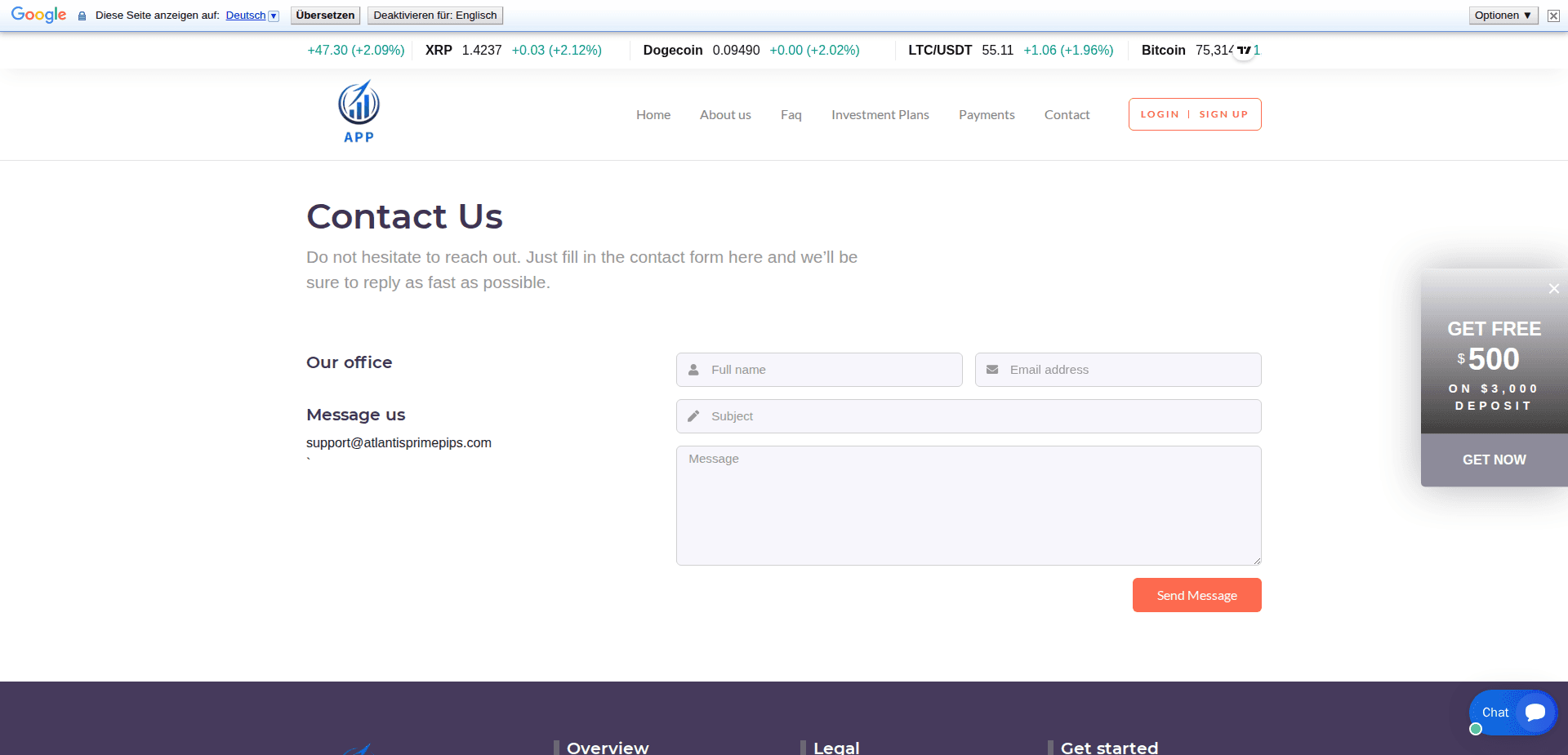 Website screenshot for https://atlantisprimepips.com/ - 3