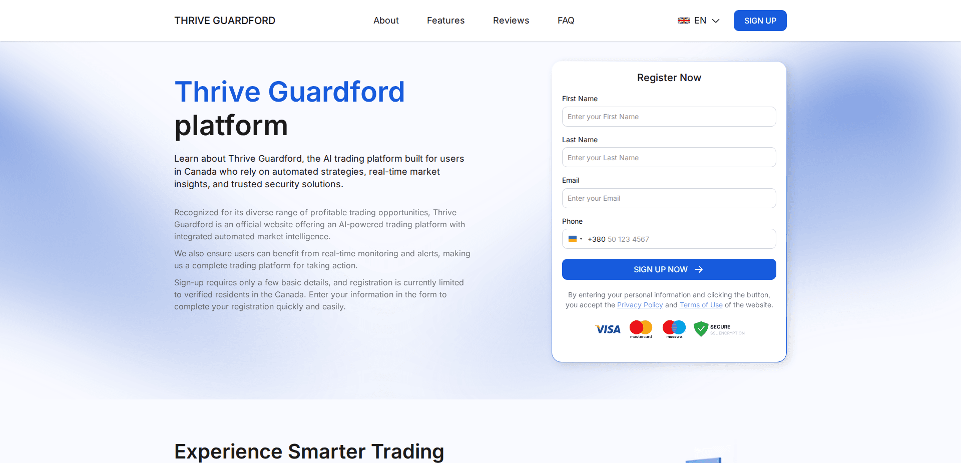Website screenshot for https://thrive-guardford.com/ - 1