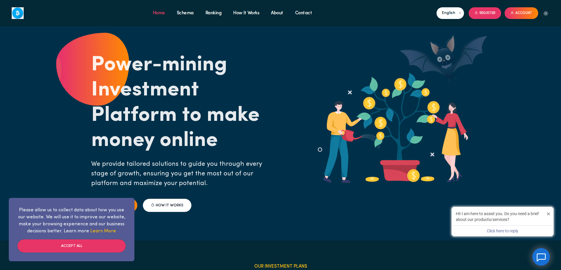 Website screenshot for https://power-mining.org/ - 1