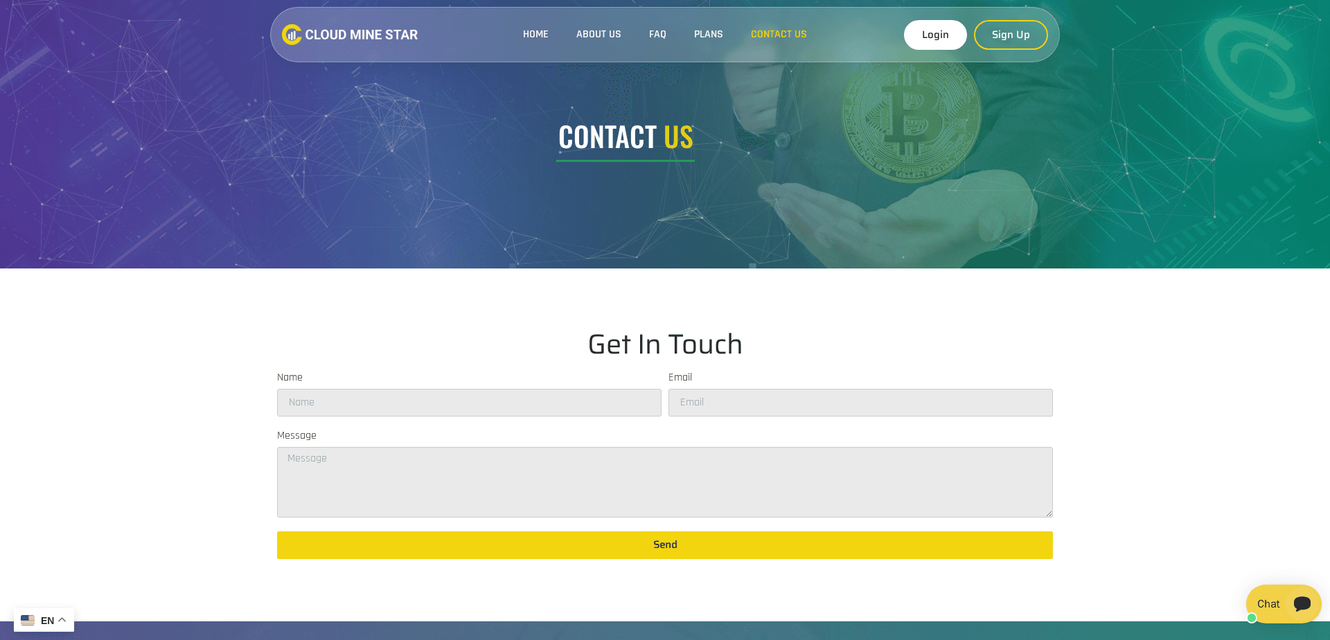 Website screenshot for https://cloudminestar.com/ - 3