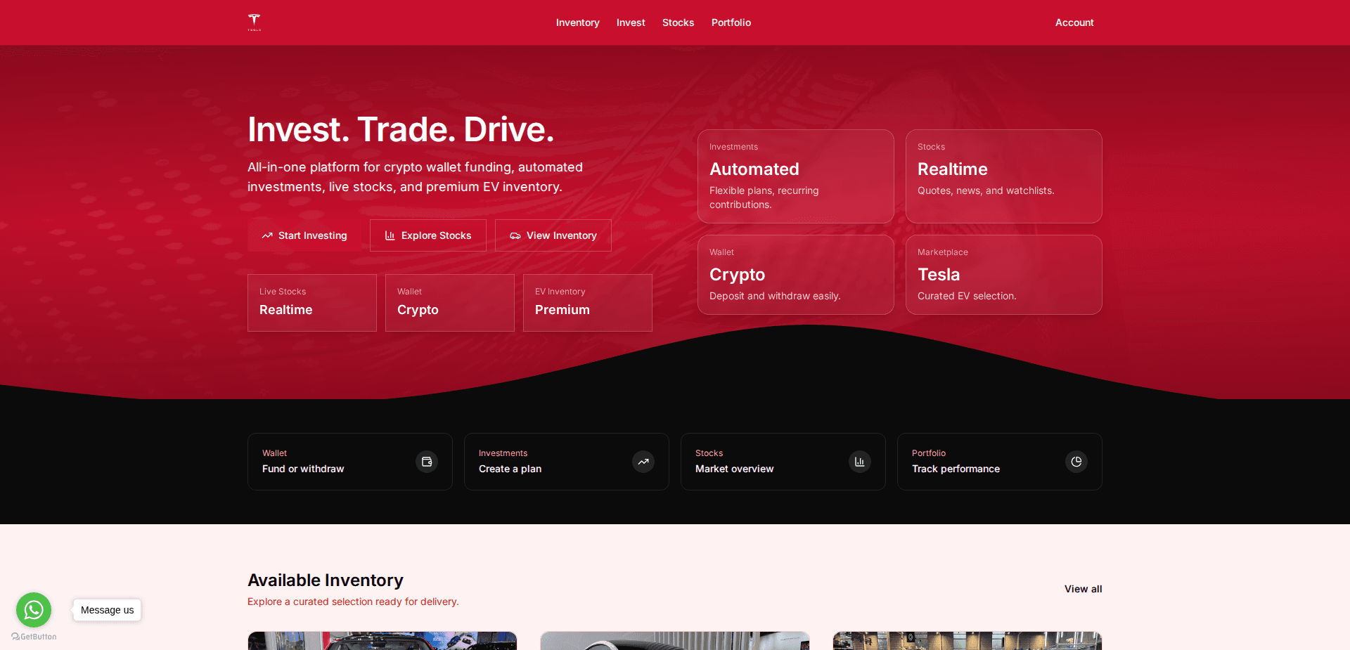 Website screenshot for https://teslabot.ink/ - 1