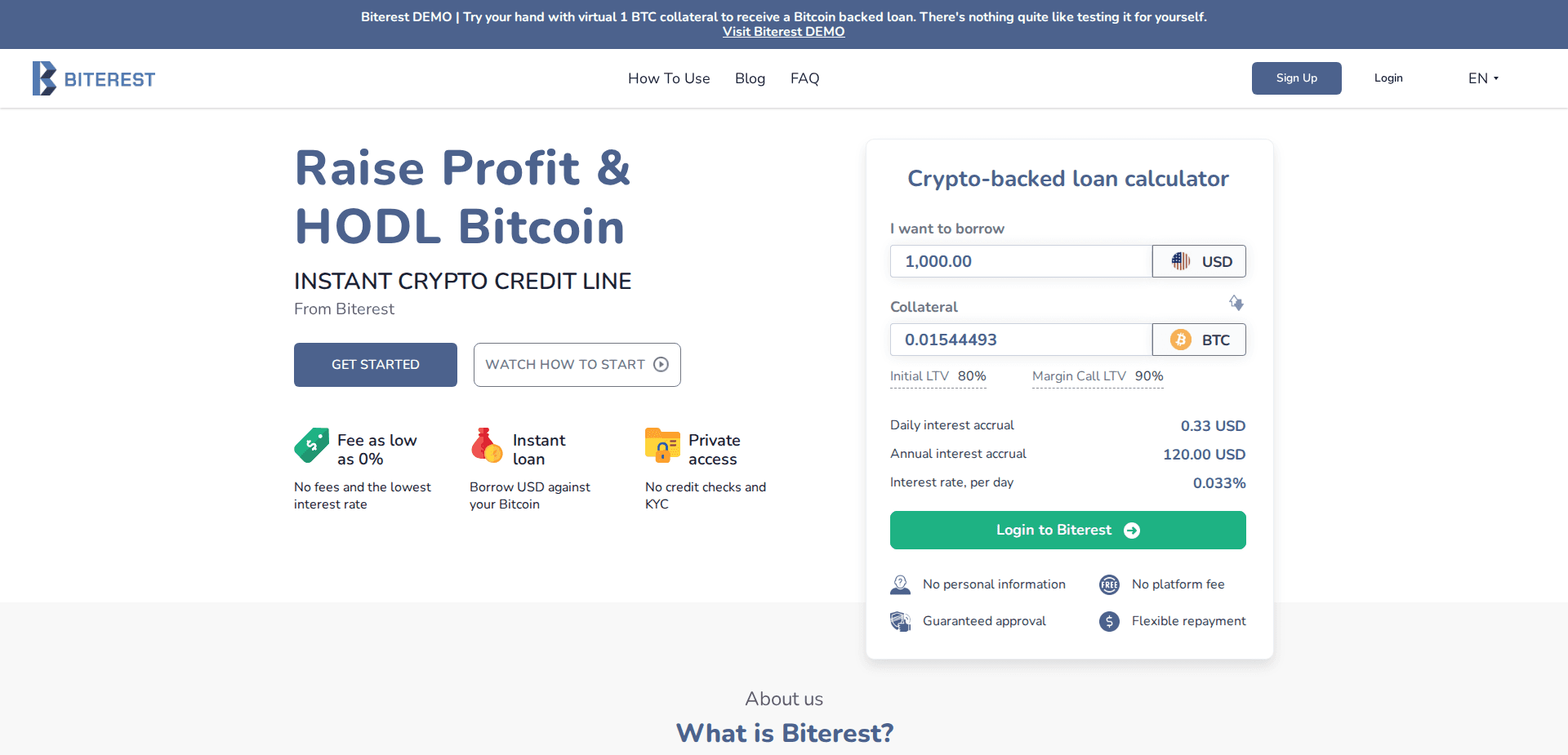 Website screenshot for https://biterest.com/ - 1