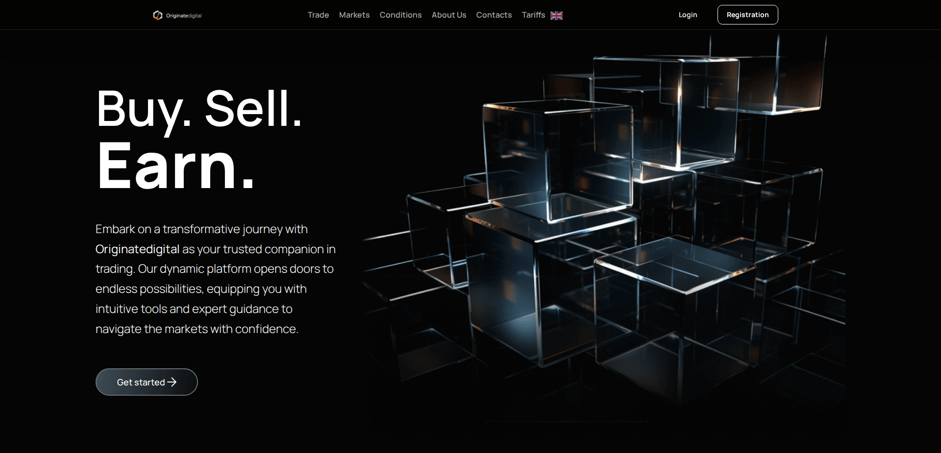 Website screenshot for https://originatedigital.com/ - 1