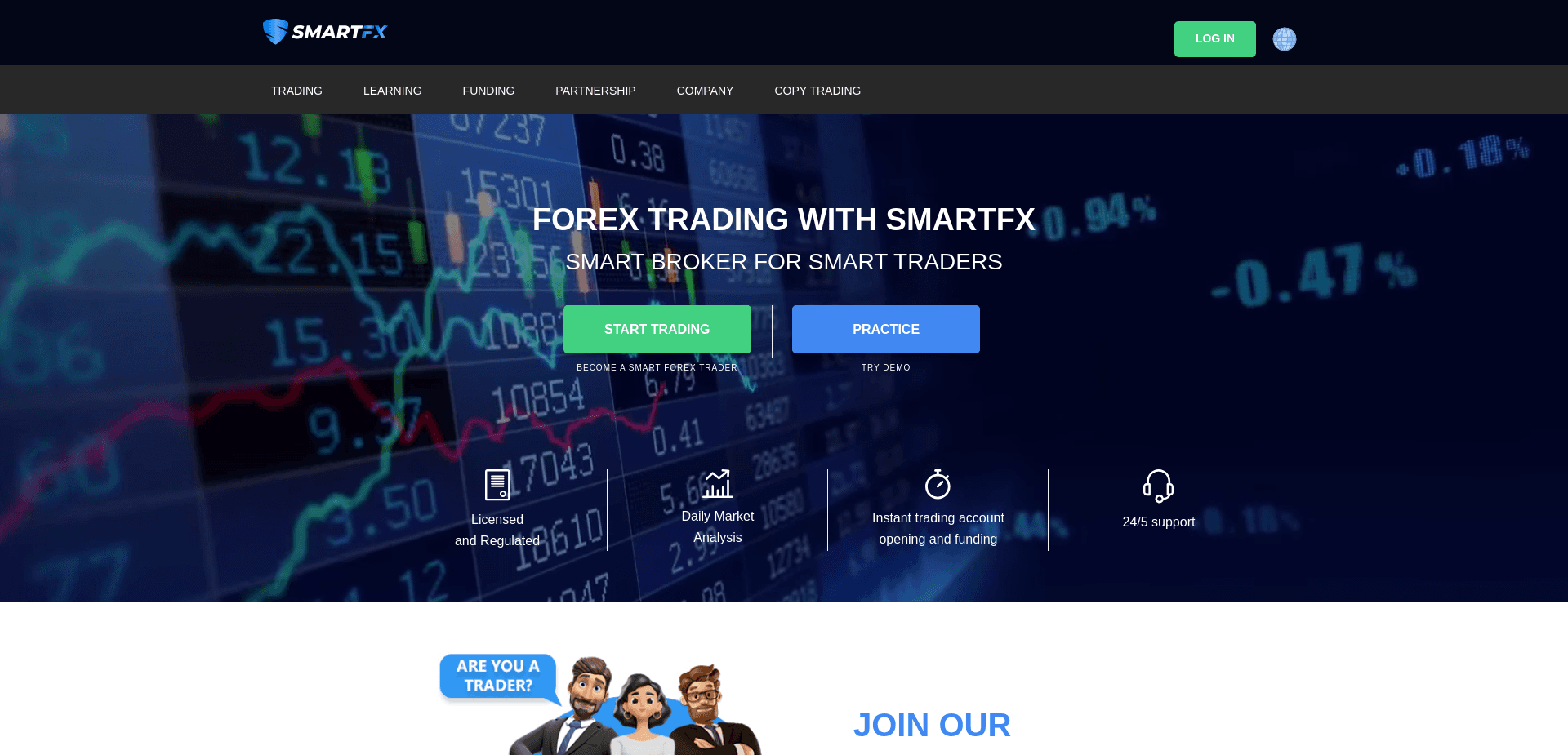 Screenshot for smartfx.com - 2