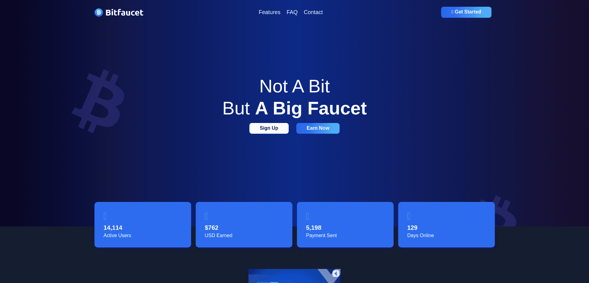 Screenshot for bitfaucet.net - 1