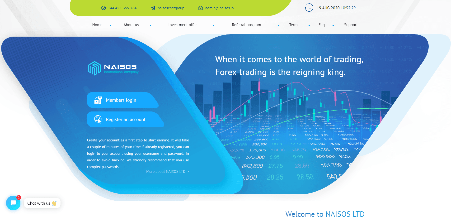 Naisos ltd (naisos.io) отзывы и обзор. Развод, лохотрон или правда. Только честные и правдивые отзывы.