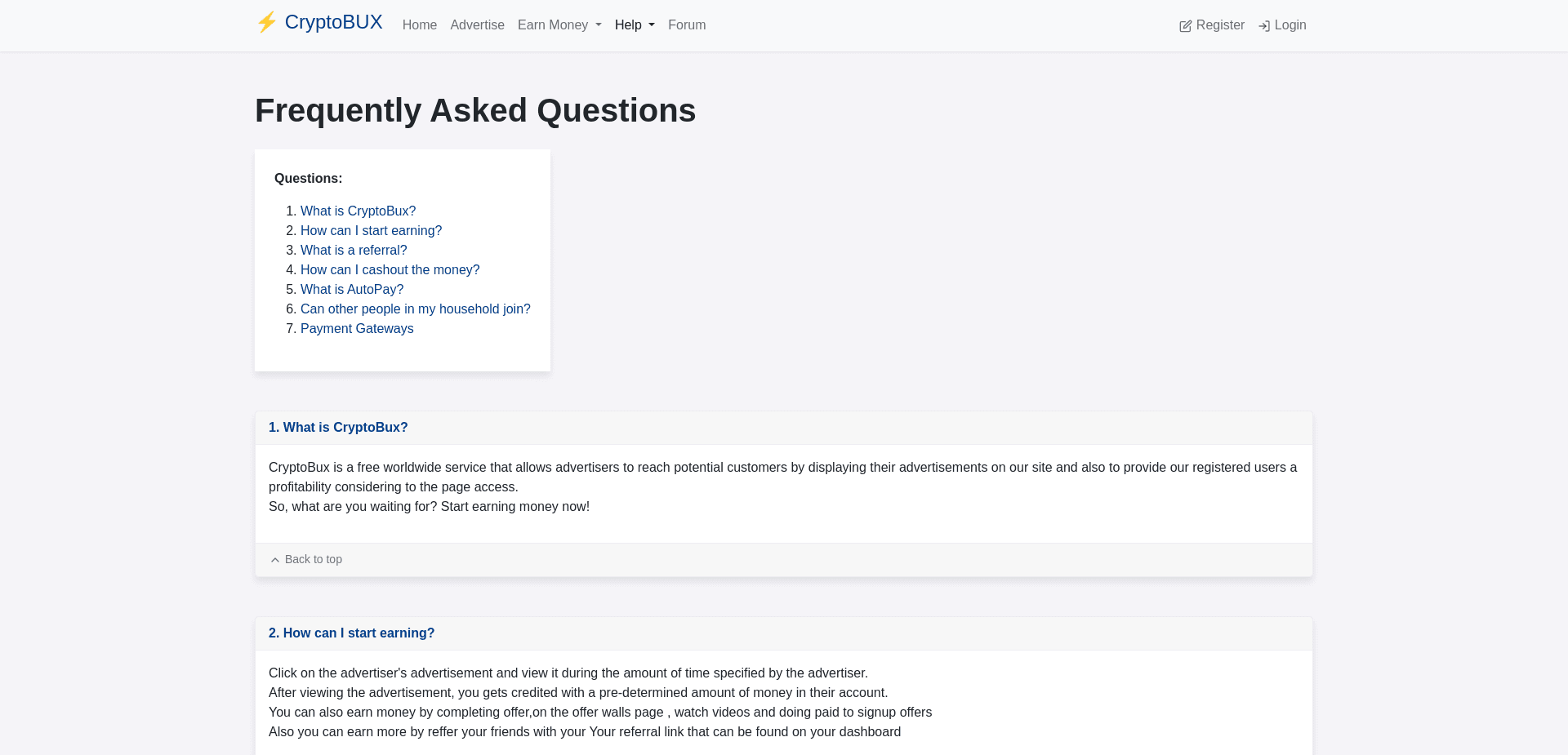 Screenshot for cryptobux.net - 2