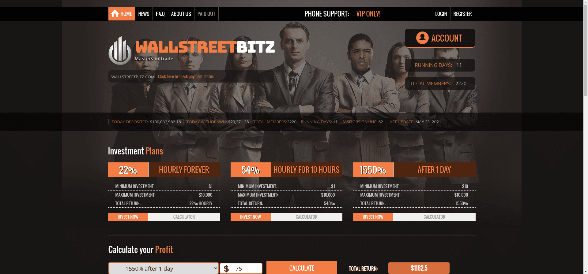 Wallstreetbitz отзывы и обзор. Развод, лохотрон или правда. Только честные и правдивые отзывы на Baxov.Net