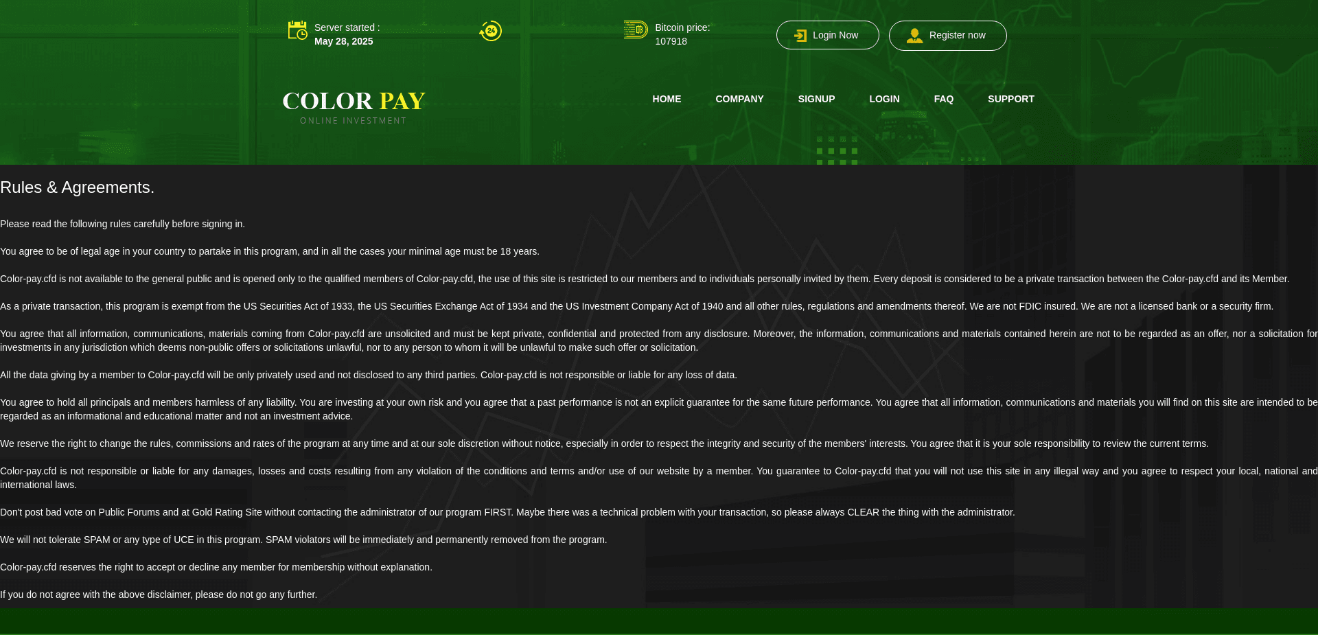 Screenshot for color-pay.cfd - 1