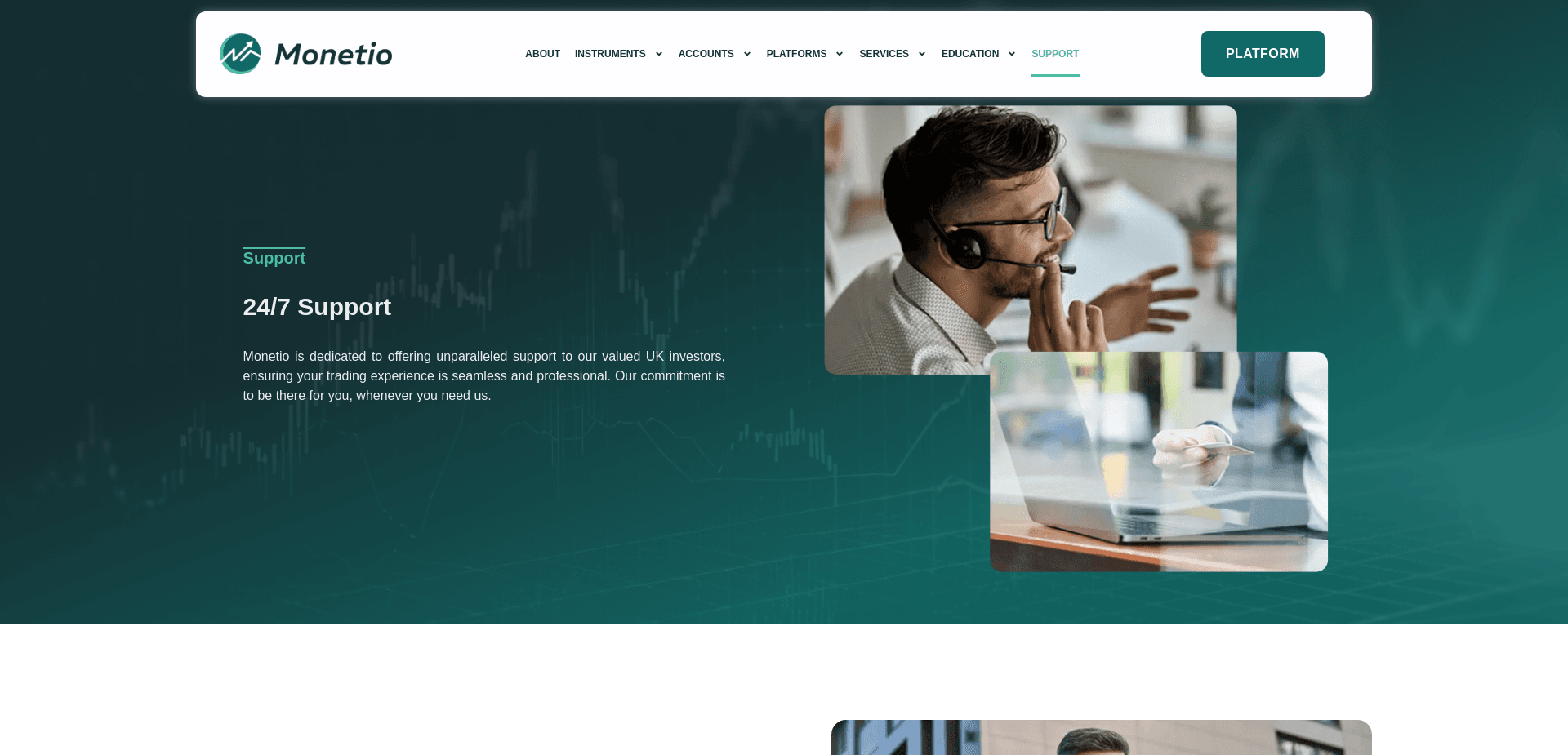 Screenshot for monetio.io - 2