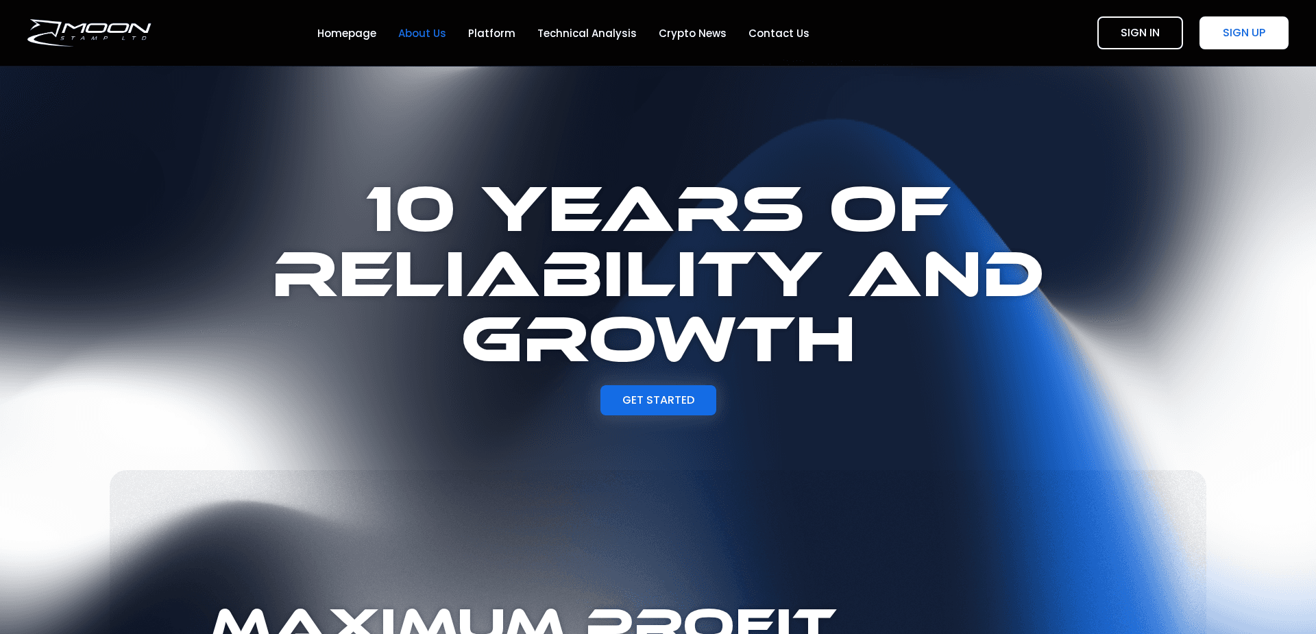 Screenshot for moonstamp-ltd.com - 1