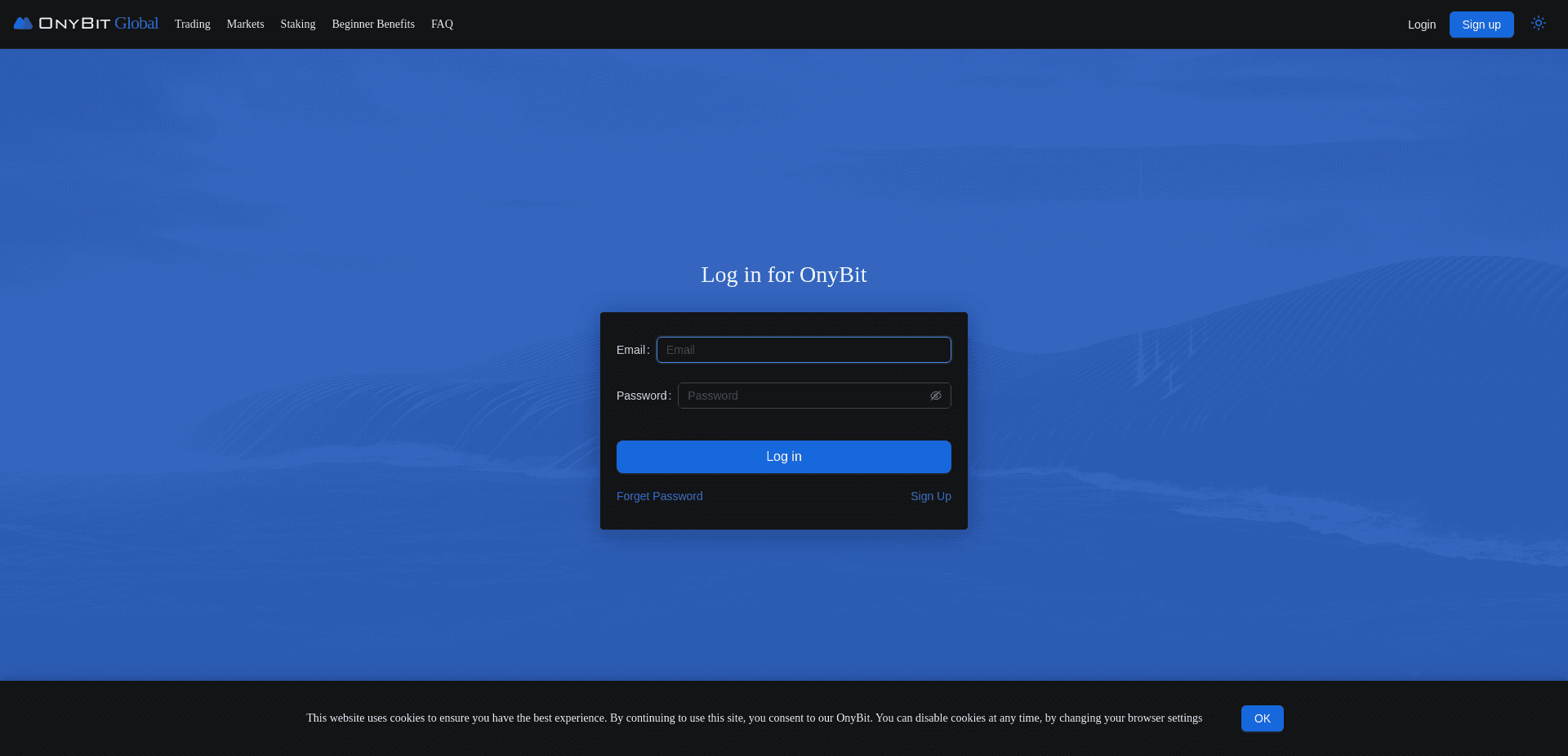 Screenshot for onybit.com - 4